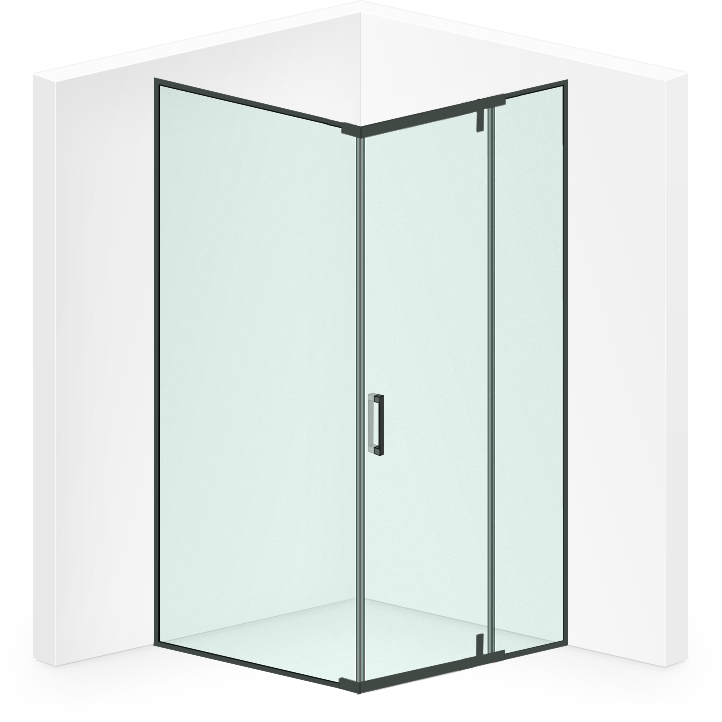 BRENTFORD slim кутова душова кабіна